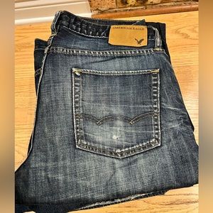 American eagle outfitters low rise boot cut denim jeans